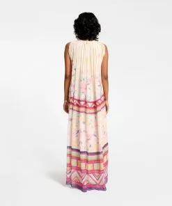 Frances Valentine NEW ARRIVALS Endora Halter Gown Pink Multi