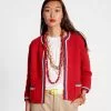 Frances Valentine Angie Cardigan Red APPAREL 1 Frances Valentine Angie Cardigan Red APPAREL