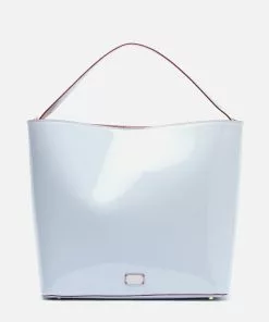 Frances Valentine HANDBAGS Astrid Shoulder Bag Vegan Leather Starlight Blue