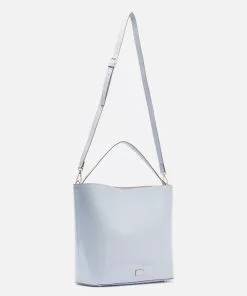 Frances Valentine HANDBAGS Astrid Shoulder Bag Vegan Leather Starlight Blue