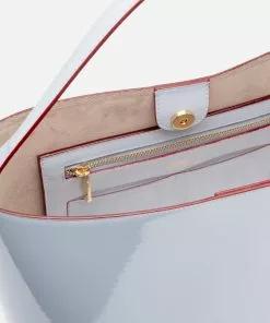 Frances Valentine HANDBAGS Astrid Shoulder Bag Vegan Leather Starlight Blue