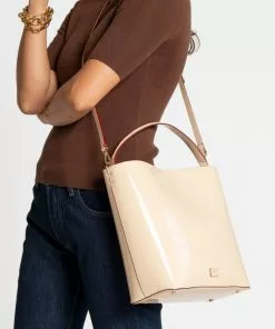 Frances Valentine HANDBAGS Astrid Shoulder Bag Vegan Leather Shifting Sand