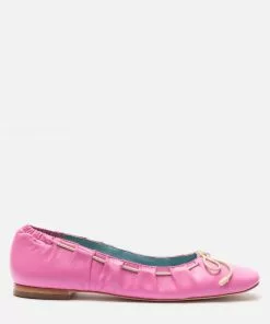Frances Valentine SHOES Ava Ballerina Flat Nappa Pink