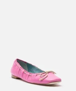 Frances Valentine SHOES Ava Ballerina Flat Nappa Pink