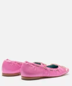 Frances Valentine SHOES Ava Ballerina Flat Nappa Pink