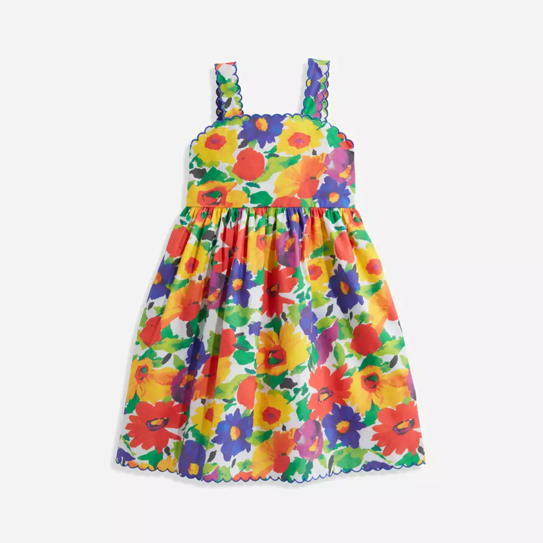 Bella Bliss X FV Scalloped Open Back Dress Floral Explosion 3 Bella Bliss X FV Scalloped Open Back Dress Floral Explosion