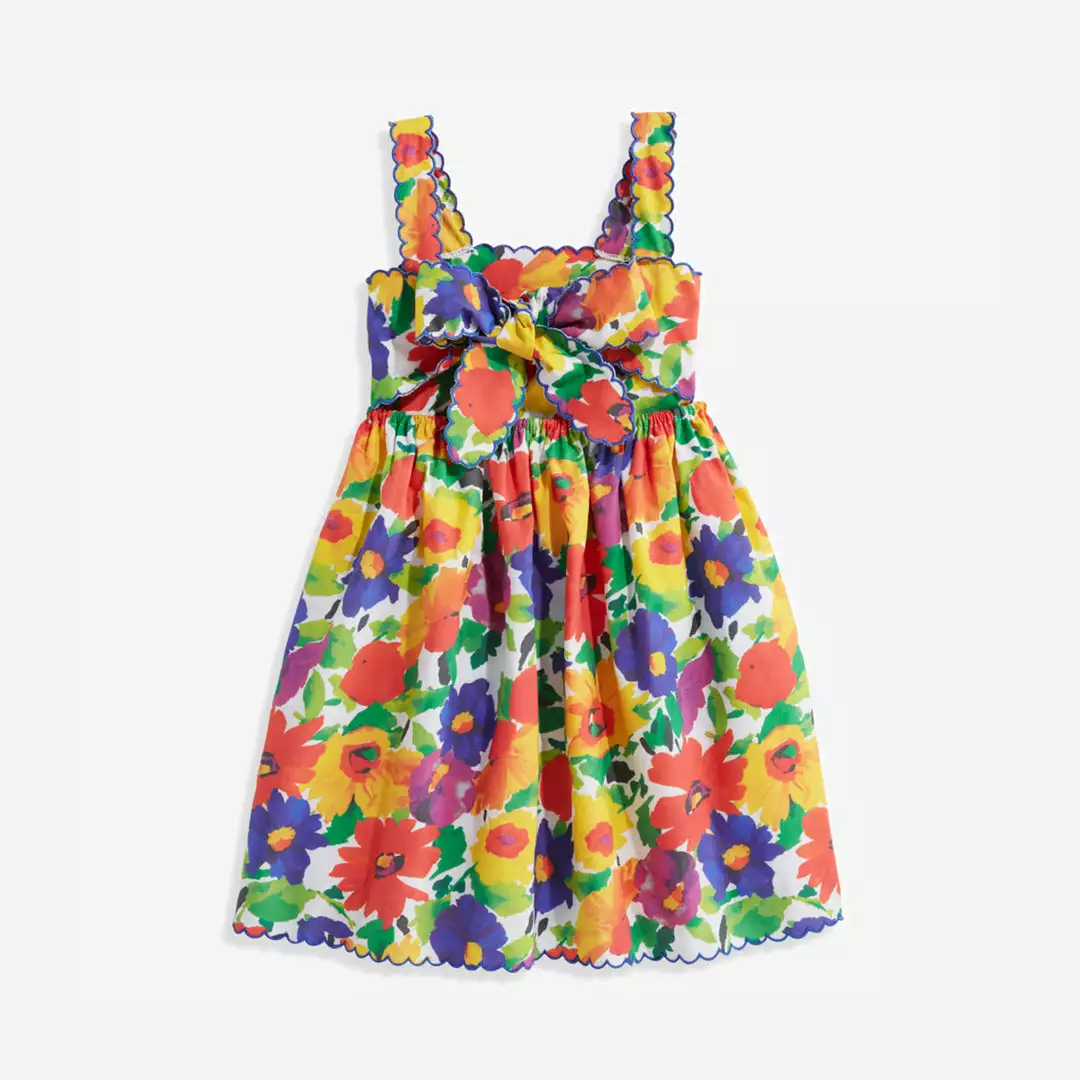 Bella Bliss X FV Scalloped Open Back Dress Floral Explosion 5 Bella Bliss X FV Scalloped Open Back Dress Floral Explosion