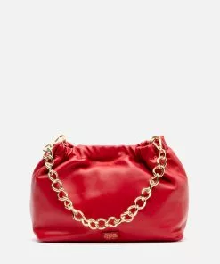 Frances Valentine Bici Chain Pouch Red Wedding Guest