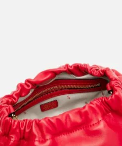 Frances Valentine Bici Chain Pouch Red Wedding Guest