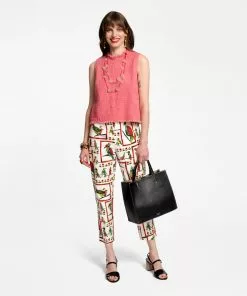 Frances Valentine Margo Tote Tumbled Leather Black