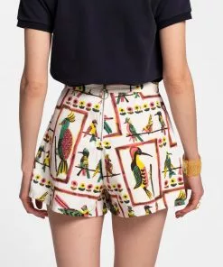 Frances Valentine Short W/Back Zip Bird Is The Word APPAREL 12 Frances Valentine Short W/Back Zip Bird Is The Word APPAREL