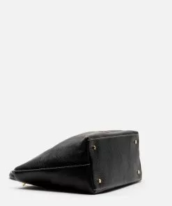 Frances Valentine Beatrice Tote Tumbled Leather Black