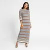 Frances Valentine APPAREL Bianca Maxi Dress Blue Brown 2 Frances Valentine APPAREL Bianca Maxi Dress Blue Brown