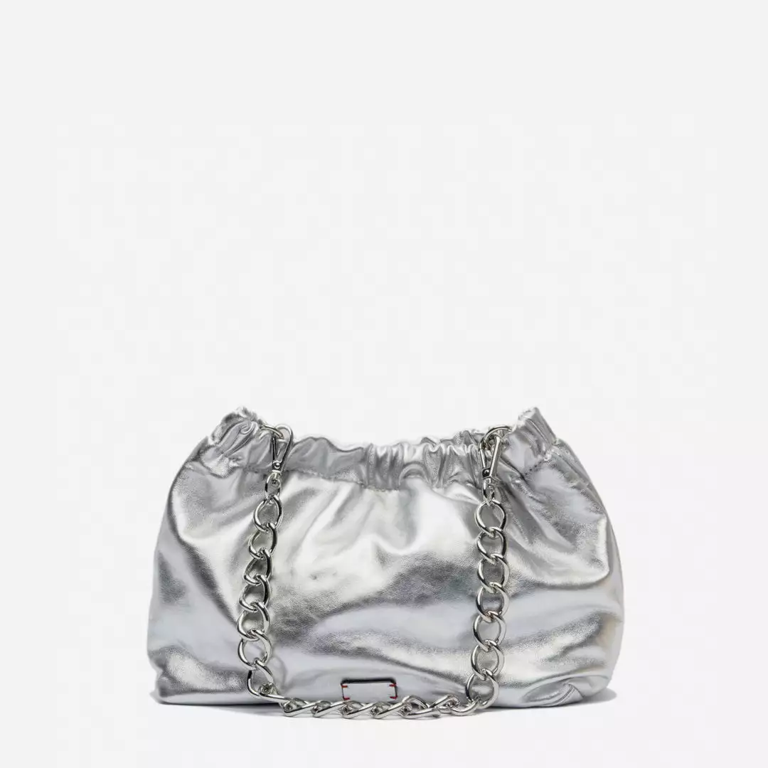 Frances Valentine Wedding Guest Bici Chain Pouch Silver 3 Frances Valentine Wedding Guest Bici Chain Pouch Silver