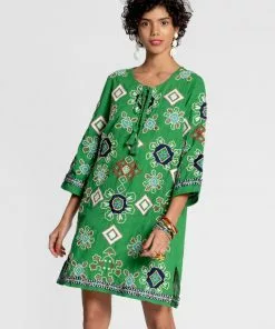 Frances Valentine FV Essentials Capri Embroidered Tunic