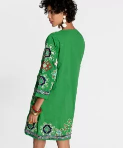 Frances Valentine FV Essentials Capri Embroidered Tunic