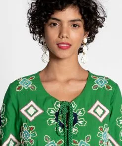 Frances Valentine FV Essentials Capri Embroidered Tunic