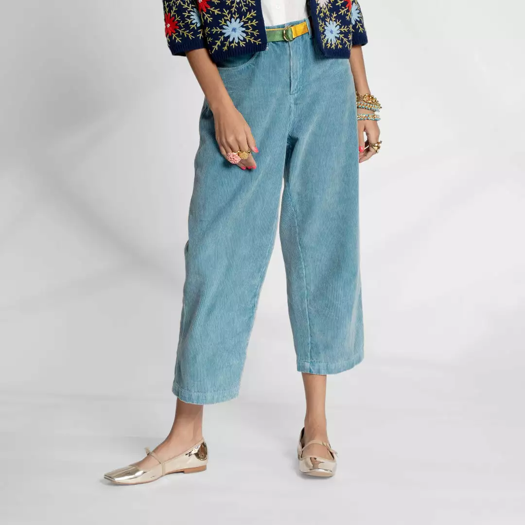 Frances Valentine Jane Corduroy Pant Light Blue 3 Frances Valentine Jane Corduroy Pant Light Blue