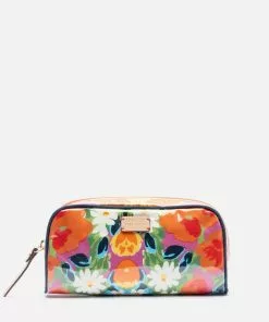 Frances Valentine Small Cosmetic Bright Floral