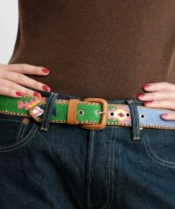 Frances Valentine Handwoven Guatemalan Belt Multi APPAREL