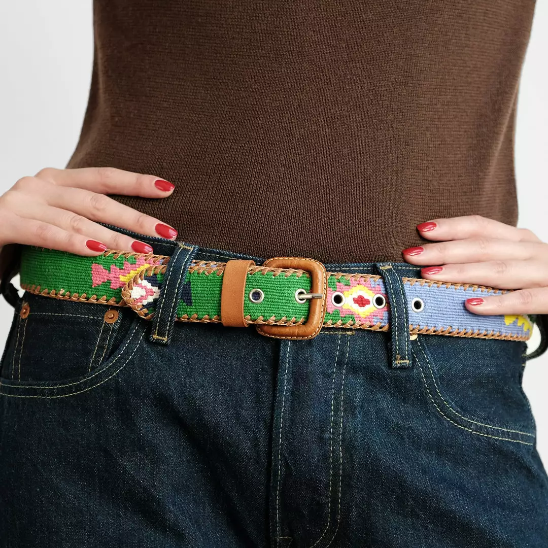 Frances Valentine Handwoven Guatemalan Belt Multi APPAREL 4 Frances Valentine Handwoven Guatemalan Belt Multi APPAREL