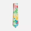 J. Press J.Press X FV Men's Tie Hibiscus
