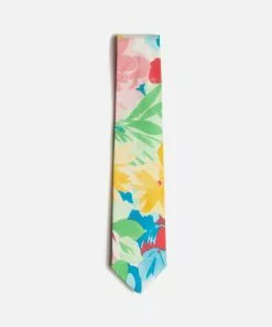 J. Press J.Press X FV Men's Tie Hibiscus