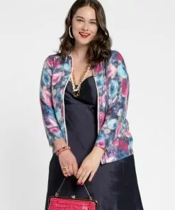 Frances Valentine Top Rated Darling Cardigan Jewel Multi
