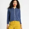 Frances Valentine Darling Cardigan Cashmere French Blue APPAREL