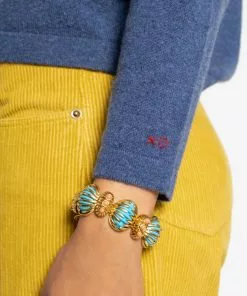 KJL Teal Orbit Bracelet JEWELRY