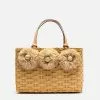 Frances Valentine Edie Wicker Tote Natural 2 Frances Valentine Edie Wicker Tote Natural