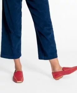 Frances Valentine Shoes Elyce Loafer Leather Red