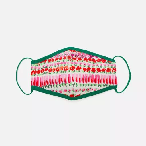 Frances Valentine Fitted Mask Flowerfields Print SALE 2 Frances Valentine Fitted Mask Flowerfields Print SALE