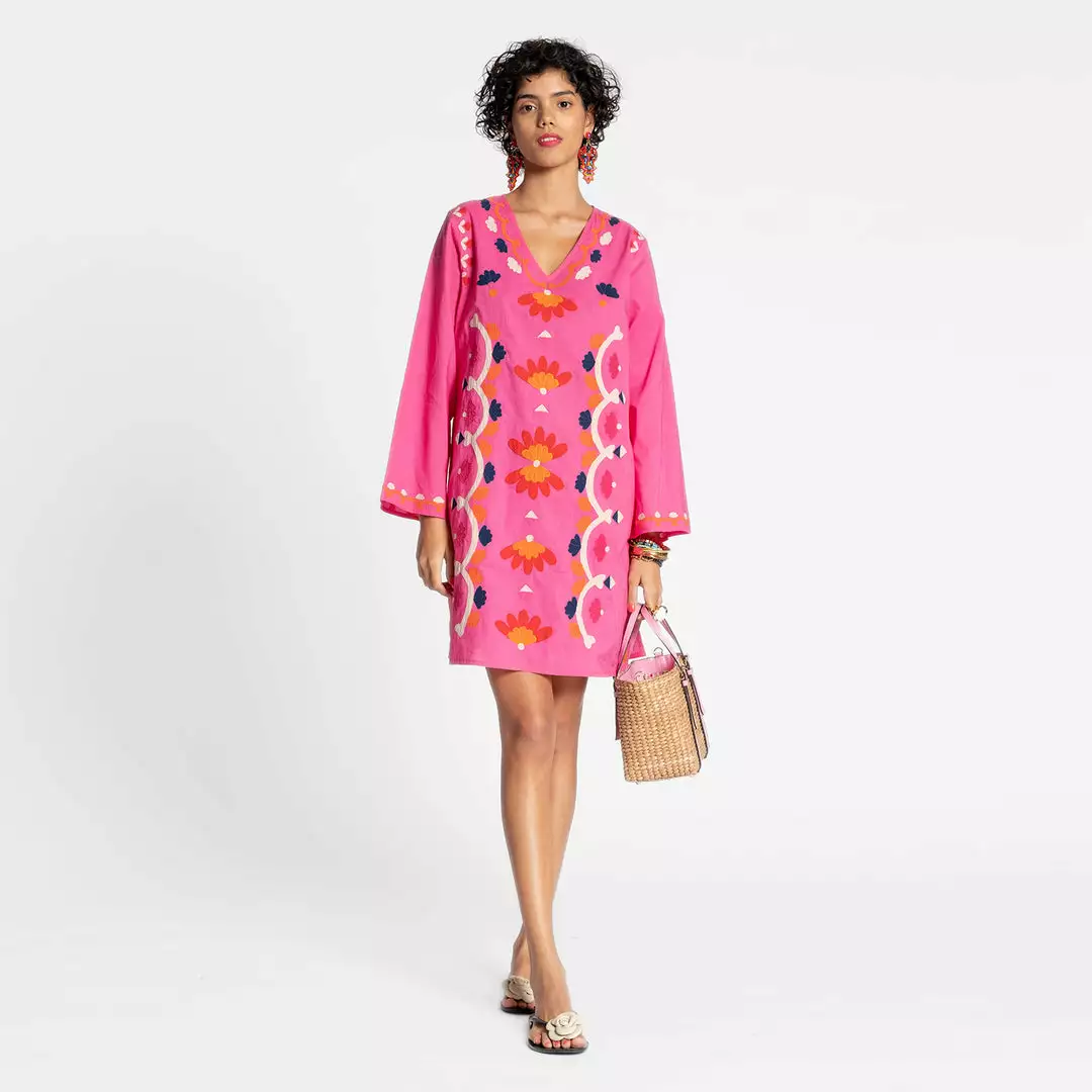 Frances Valentine Goldie Tunic Pink FV Essentials 4 Frances Valentine Goldie Tunic Pink FV Essentials