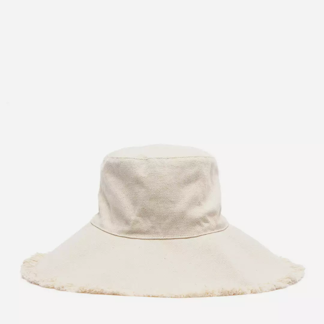 Hat Attack NEW ARRIVALS Canvas Fringe Hat Natural 3 Hat Attack NEW ARRIVALS Canvas Fringe Hat Natural