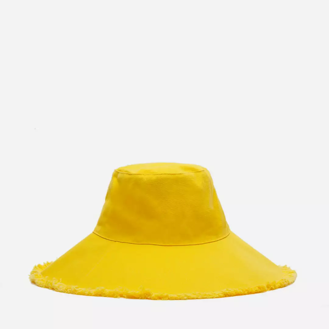 Hat Attack Canvas Fringe Hat Yellow 3 Hat Attack Canvas Fringe Hat Yellow