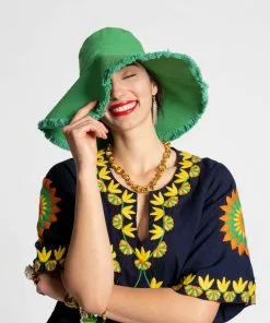 Hat Attack Canvas Fringe Hat Yellow 7 Hat Attack Canvas Fringe Hat Yellow