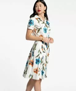 Frances Valentine NEW ARRIVALS Isabella Belted Dress Iris