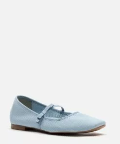 Frances Valentine Jude Mary Jane Knit Light Blue
