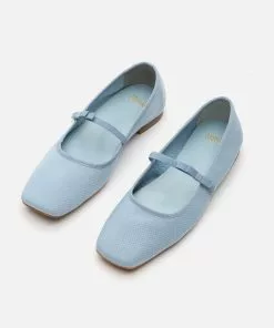 Frances Valentine Jude Mary Jane Knit Light Blue