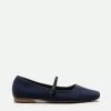 Frances Valentine Jude Mary Jane Knit Navy Shoes