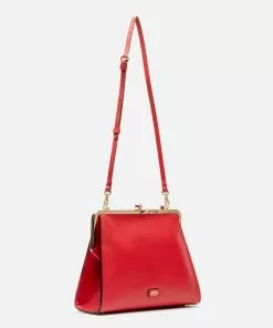Frances Valentine Jackie Boarskin Red HANDBAGS