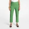 Frances Valentine Lucy Stretch Cotton Pant Green Elyce's Picks