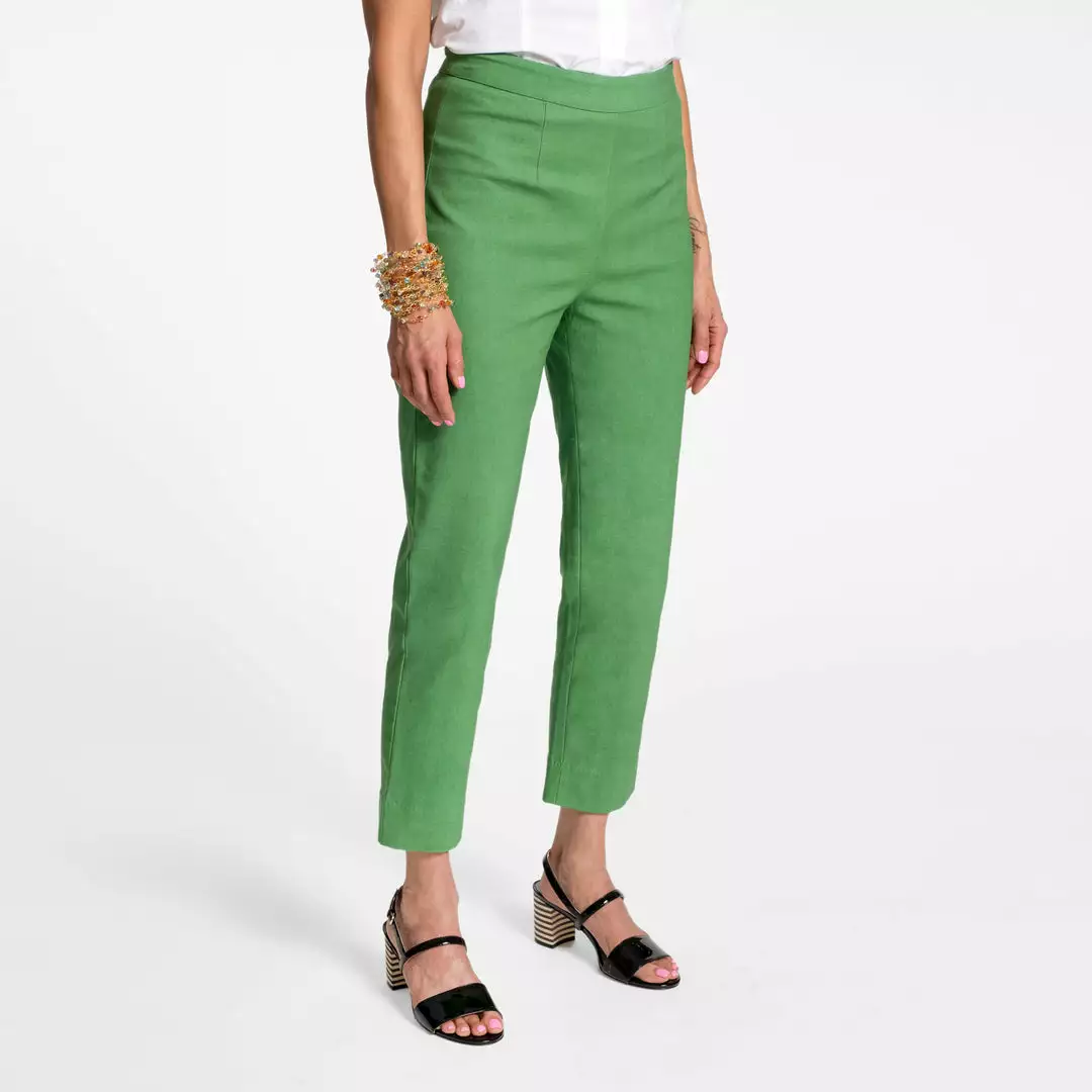 Frances Valentine Lucy Stretch Cotton Pant Green Elyce's Picks 5 Frances Valentine Lucy Stretch Cotton Pant Green Elyce's Picks