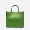 Frances Valentine Margo Tote Tumbled Leather Green HANDBAGS