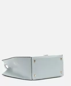 Frances Valentine NEW ARRIVALS Margo Tote Tumbled Leather Light Blue