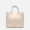 Frances Valentine Margo Tote Tumbled Leather Oyster