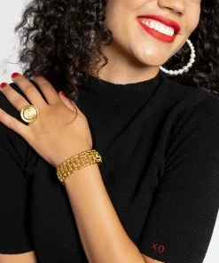 Frances Valentine Marie Merino Mock Neck Black