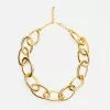 KJL Gold Large Oval Link Necklace JEWELRY