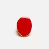 KJL Enamel Palette Ring Red JEWELRY